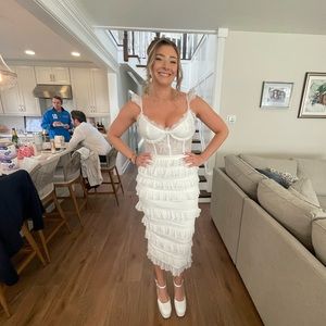 V. Chapman - The Fiorenza Dress in White